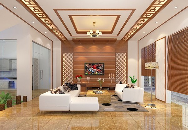 Xem 50 mẫu trần thạch cao phòng khách đẹp, đơn giản, hiện đại - Trần thạch cao Đà Nẵng - Kha Trần